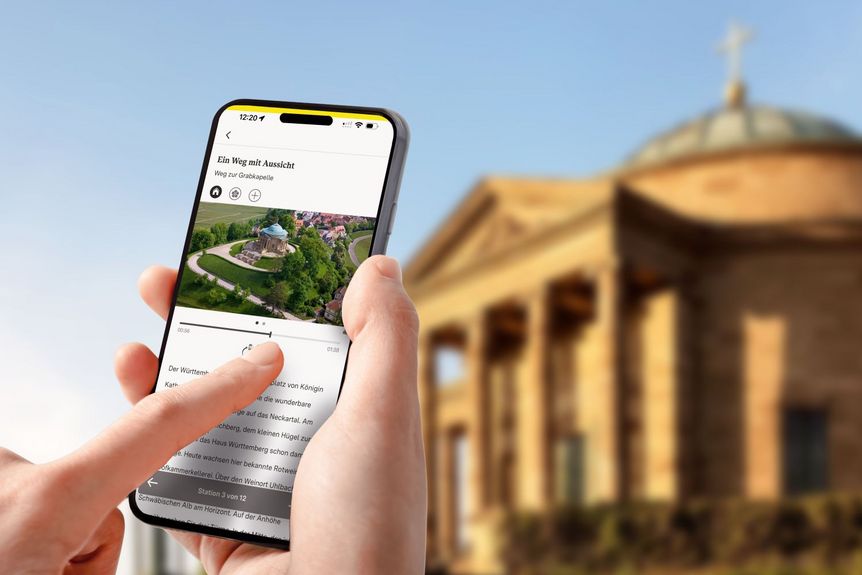 Grabkapelle auf dem Württemberg, App „Monument BW“